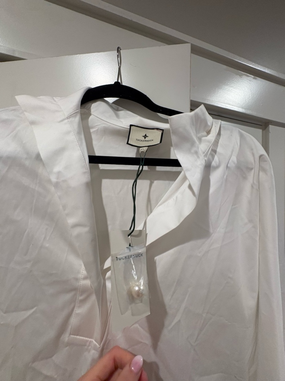 Tuckernuck White Relaxed Cotton Tunic - Picture 5 of 5